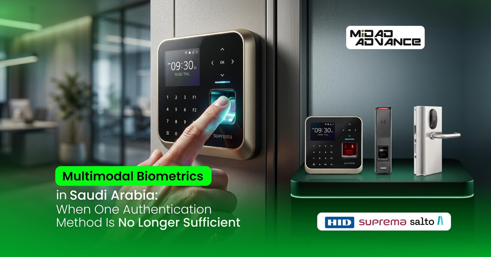 biometrics in saudi arabia, access control, access control solution, access control system, biometric access control, biometric identification, biometric system, door access control systems, door controller, door entry systems, fingerprint authentication, fingerprint biometric, fingerprint system, hid global, salto, salto access control, security access control systems, security systems, suprema, suprema access control, suprema biometric, virdi