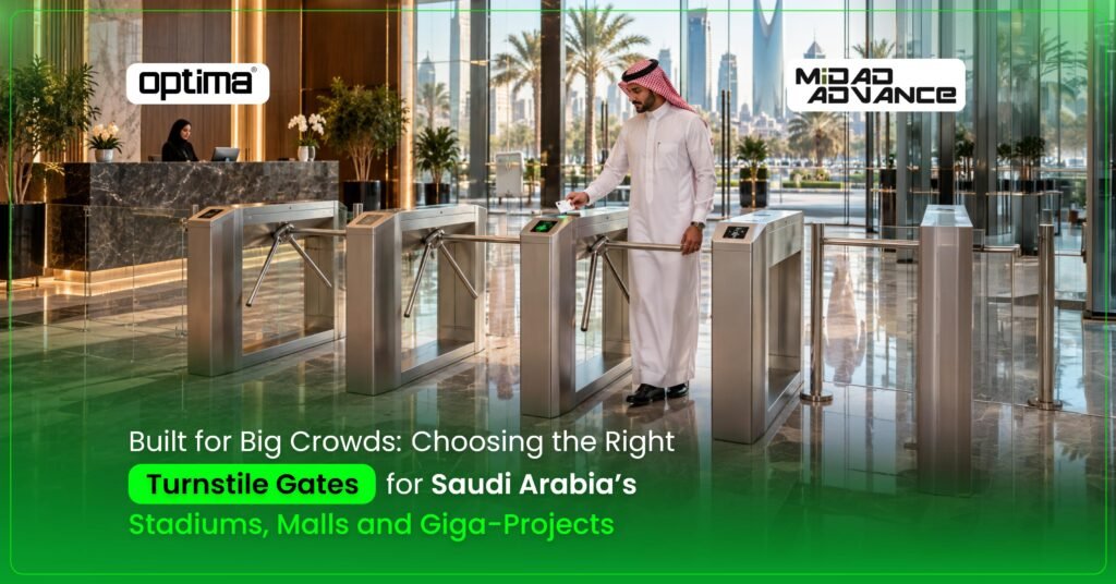 access control, flap barriers, full height turnstiles, high security gates, mechanical turnstiles, optical turnstiles, pedestrian access control, pedestrian gates, RFID turnstiles, security turnstiles, speed gates, stadium turnstiles, tripod turnstiles, turnstile access control, turnstile barriers, turnstile gates, turnstile gates Saudi Arabia, turnstile suppliers, turnstile systems